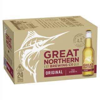 Great Northern Brewing Company Original Lager 4.2% 330ml Bottle 24 Pack