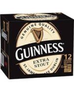Guinness Extra Stout 6.0% 750ml Bottle 12 Pack
