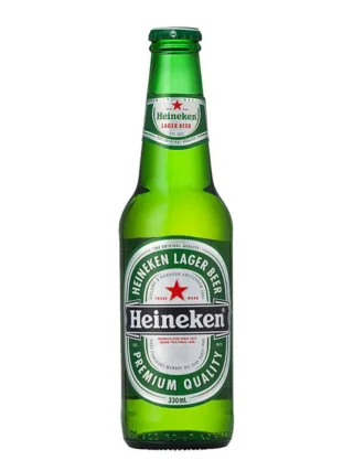 Heineken 5.0% 330ml Bottle 24 Pack