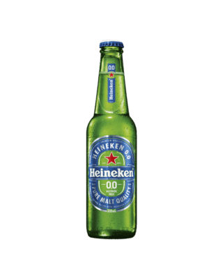Heineken 0.0 Zero Alcohol Lager 330ml Bottle 24 Pack