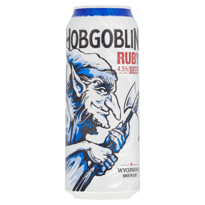 Hobgoblin Ruby Red Ale 4.5% 500ml Can 24 Pack