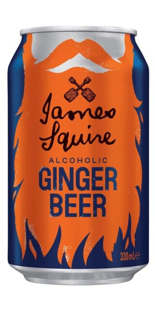 James Squire Ginger Beer 4% 330ml Can 10 Pack