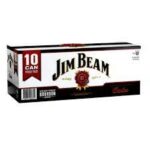 Jim Beam White & Cola 375ml Can 10 Pack