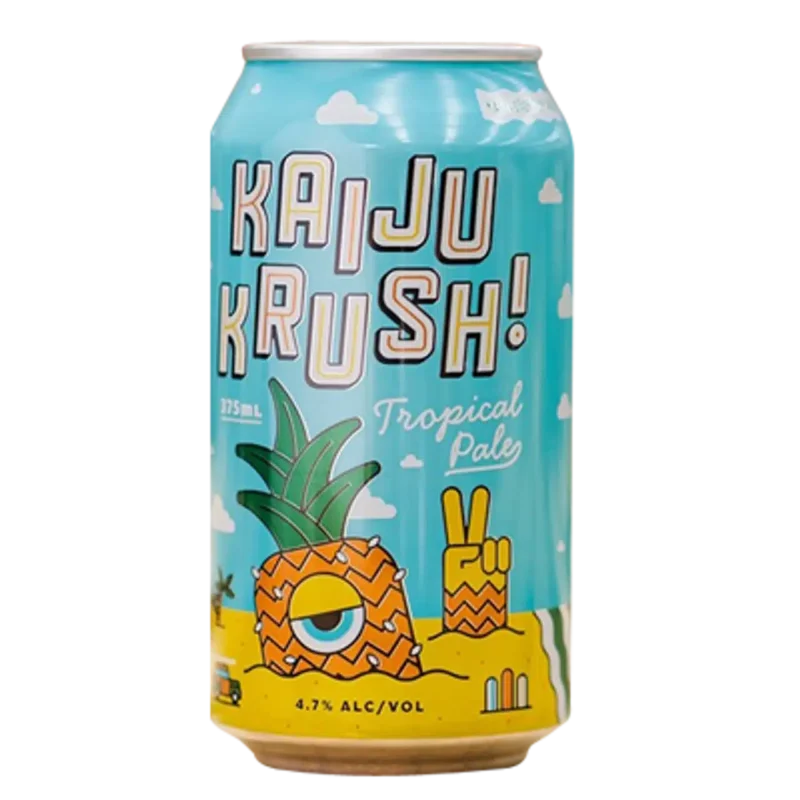 Kaiju Krush Tropical Pale Ale 4.7% 375ml Can 24 Pack