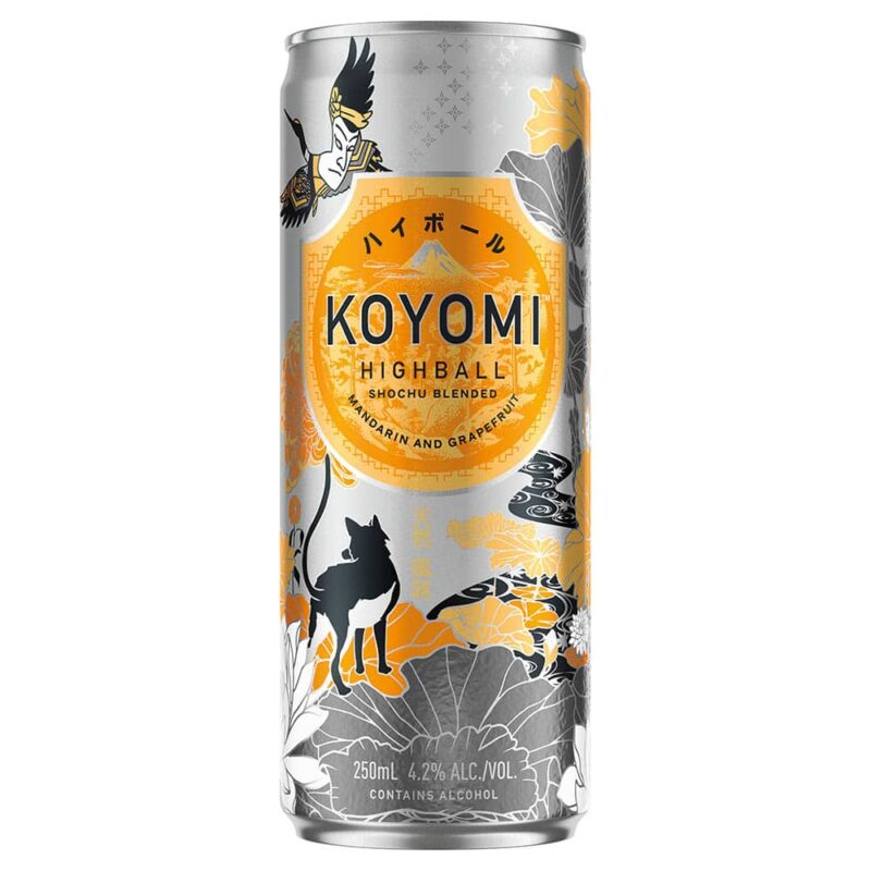 Koyomi Yuzu and Lime Can 250ml 24 Pack