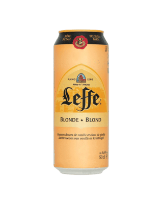 Leffe Blonde 6.6% 500ml Can 24 Pack