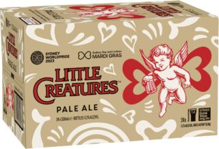 Little Creatures Pale Ale 5.2% 330ml Bottle 24 Pack