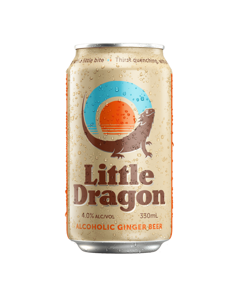 Little Dragon Alcoholic Ginger Beer 330ml Can 24 Pack