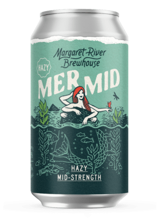 Margaret River Brewhouse Mer-Mid 3.5% 375ml Can 16 Pack