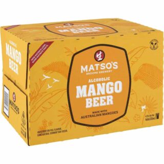 Matsos Mango Beer 4.5% 330ml Bottle 24 Pack