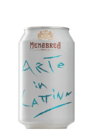 Menabrea Birra Arte in Lattina Pilsner 5.2% 330ml Can 24 Pack