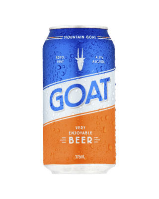 Mountain Goat Goat Beer 4.2% 375ml Can 24 Pack