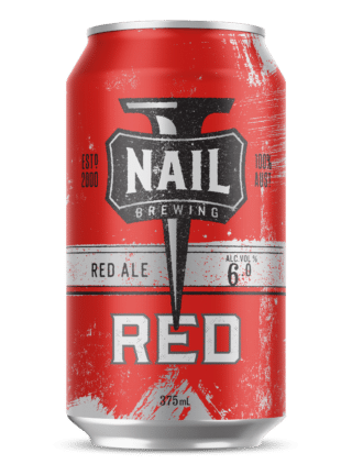Nail Red Ale 6% 375ml Can 16 Pack