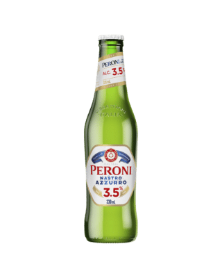 Peroni Nastro Azzurro 3.5% 330ml Bottle 24 Pack