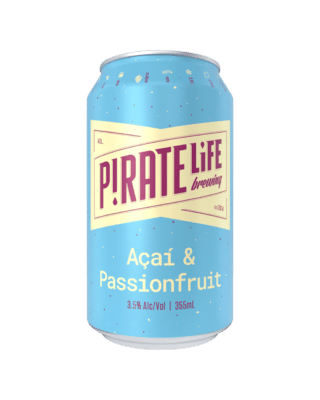 Pirate Life Acai & Passionfruit Sour 3.5% 355ml Can 24 Pack