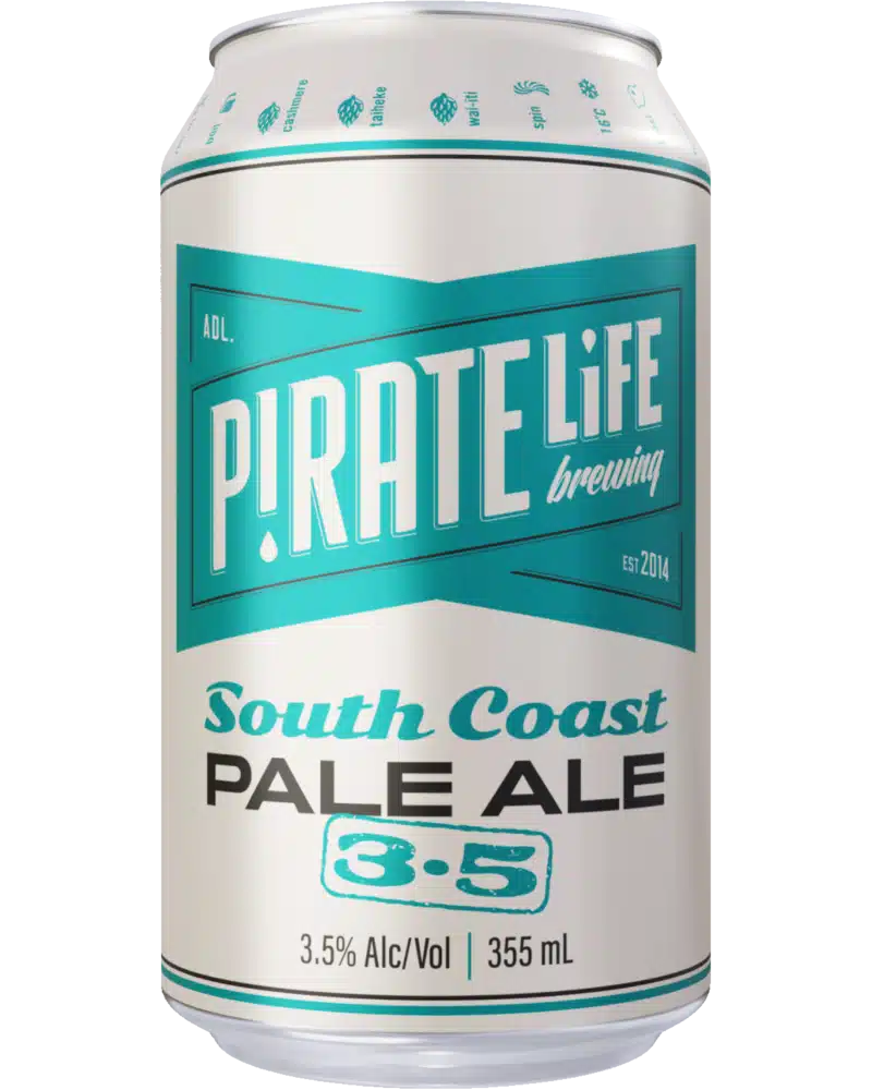 Pirate Life South Coast Pale Ale 3.5% 355ml Can 16 Pack