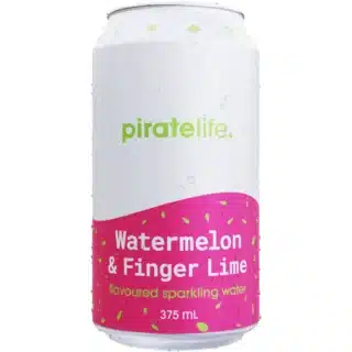 Pirate Life Watermelon & Finger Lime Sparkling Water 375ml Can 24 Pack
