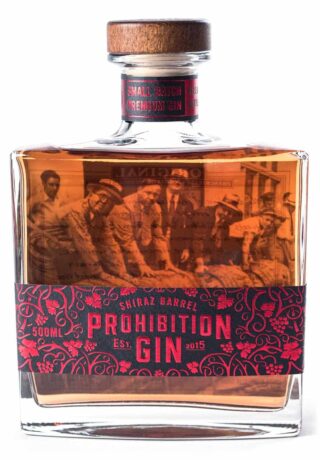Prohibition Shiraz Barrel Gin 500ml (Adelaide, SA)