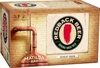 Redback Original Wheat Beer 4.7% 345ml Bottle 24 Pack