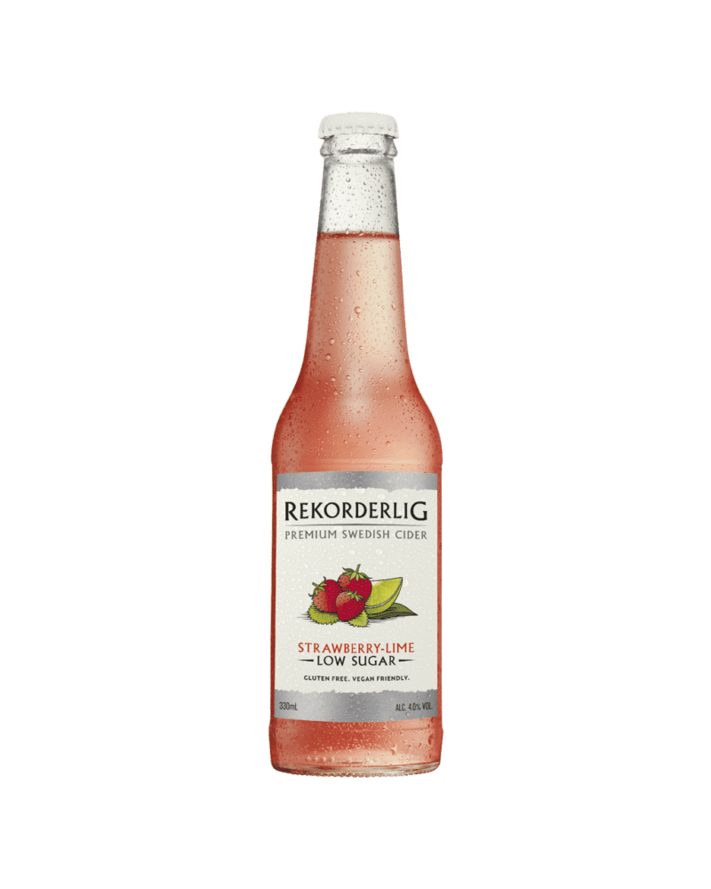 Rekorderlig Strawberry & Lime 330ml Bottle 24 Pack