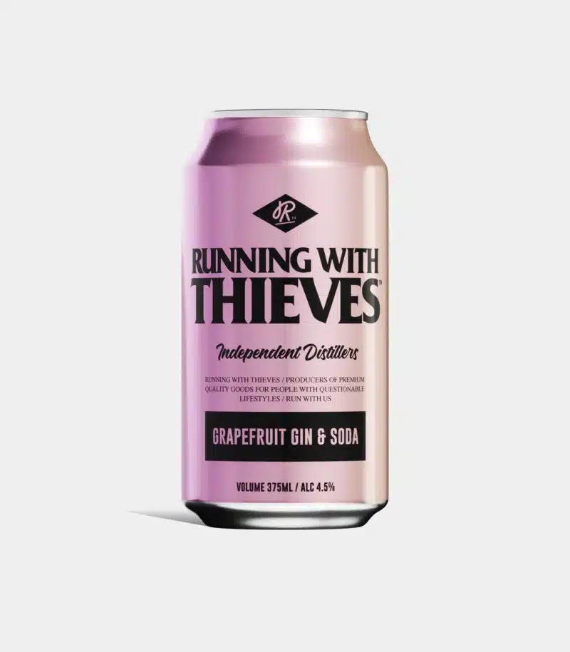 Running With Thieves Grapefruit Gin & Soda 375ml Can 16 Pack