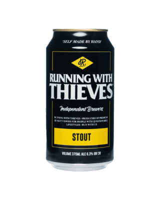 Running With Thieves Stout 6.3% 375ml Can 16 Pack
