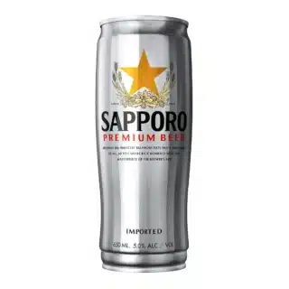 Sapporo 5.0% 650ml Can 12 Pack