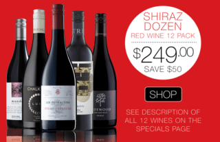 Red Wine 'Experience' Shiraz Dozen