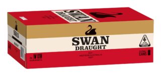 Swan Draught 4.5% 375ml Can 24 Pack