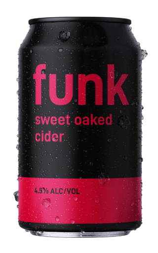 Funk Sweet Oaked Cider 375ml Can 16 Pack