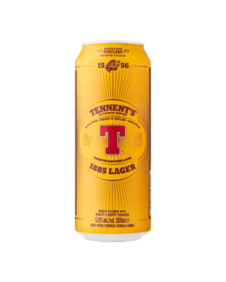 Tennents Lager 5% 500ml Can 24 Pack