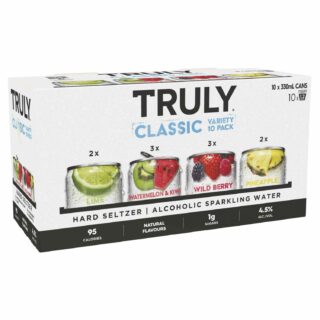 Truly Hard Seltzer Classic Variety 330ml Can 10 Pack