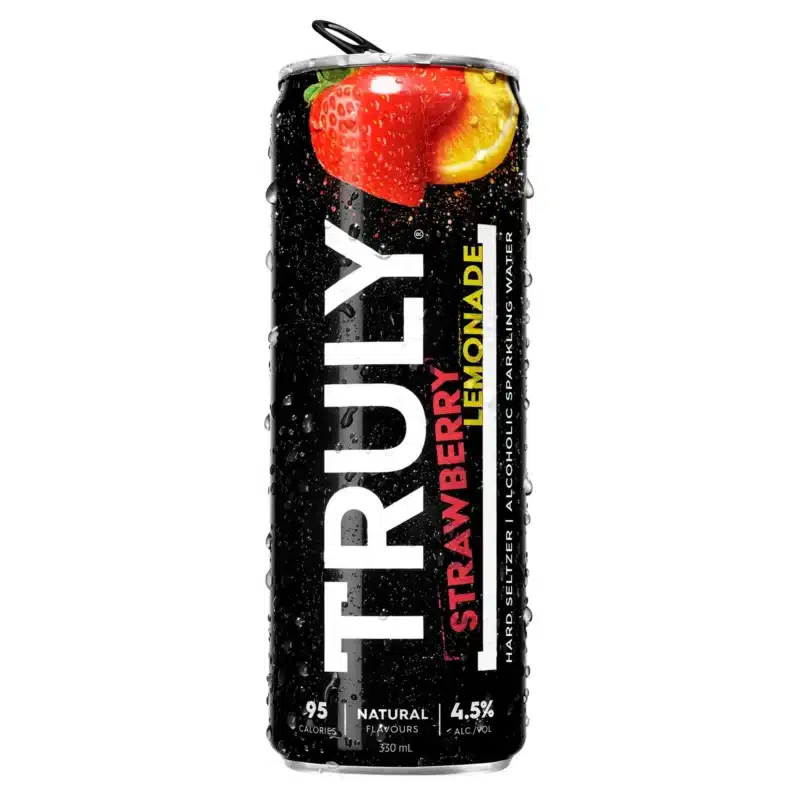 Truly Strawberry Lemonade Hard Seltzer 4.5% 330ml Can 24 Pack