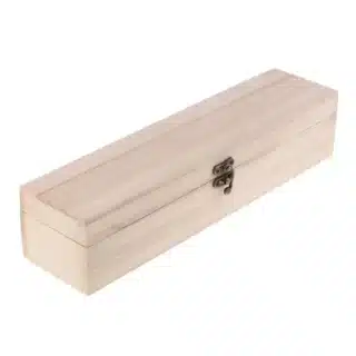 Wooden Wine Box Single (with latch)
