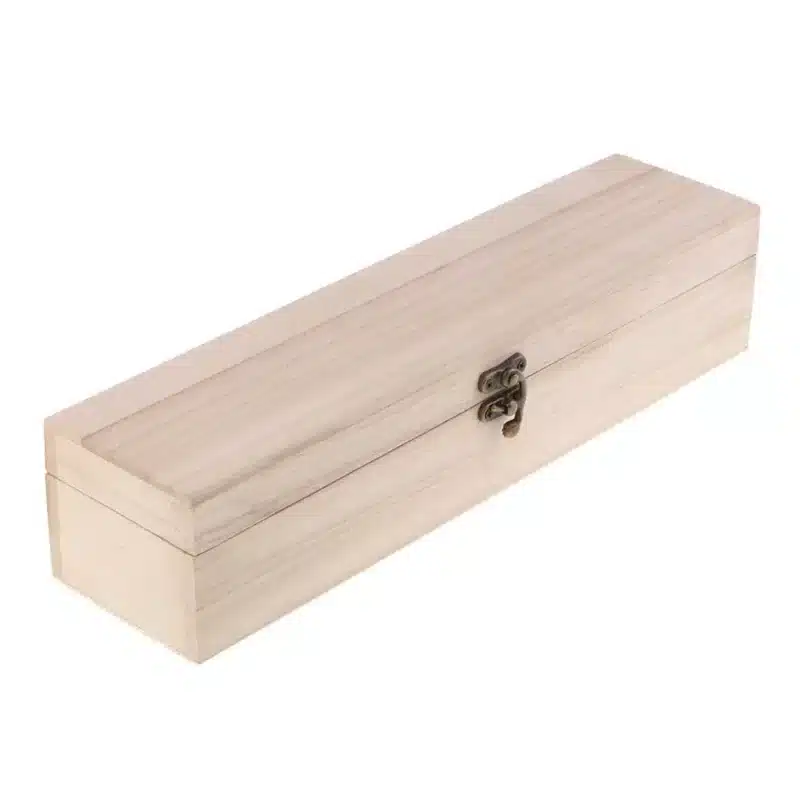 Wooden Wine Box Single (with latch)