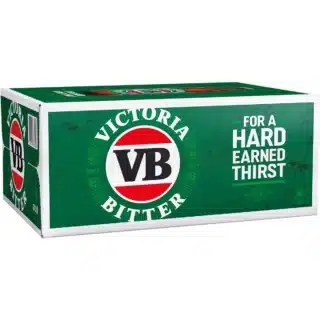 Victoria Bitter 4.9% 375ml Bottle 24 Pack