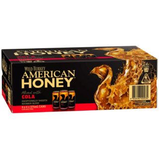 Wild Turkey American Honey & Cola 375ml Can 24 Pack