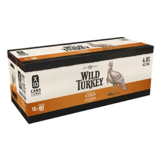 Wild Turkey Original Bourbon & Cola 375ml Can 10 Pack