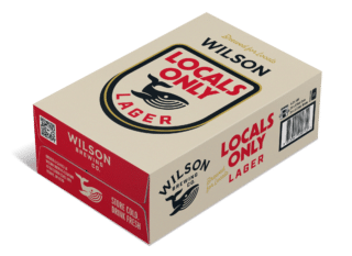 Wilson Locals Only Lager 4.2% 375ml Can 24 Pack