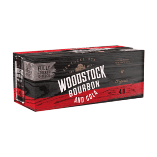 Woodstock Bourbon & Cola 4.8% 375ml Can 10 Pack