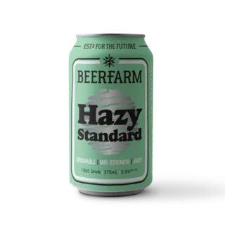 Beerfarm Hazy Standard 3.5% 375ml Can 16 Pack
