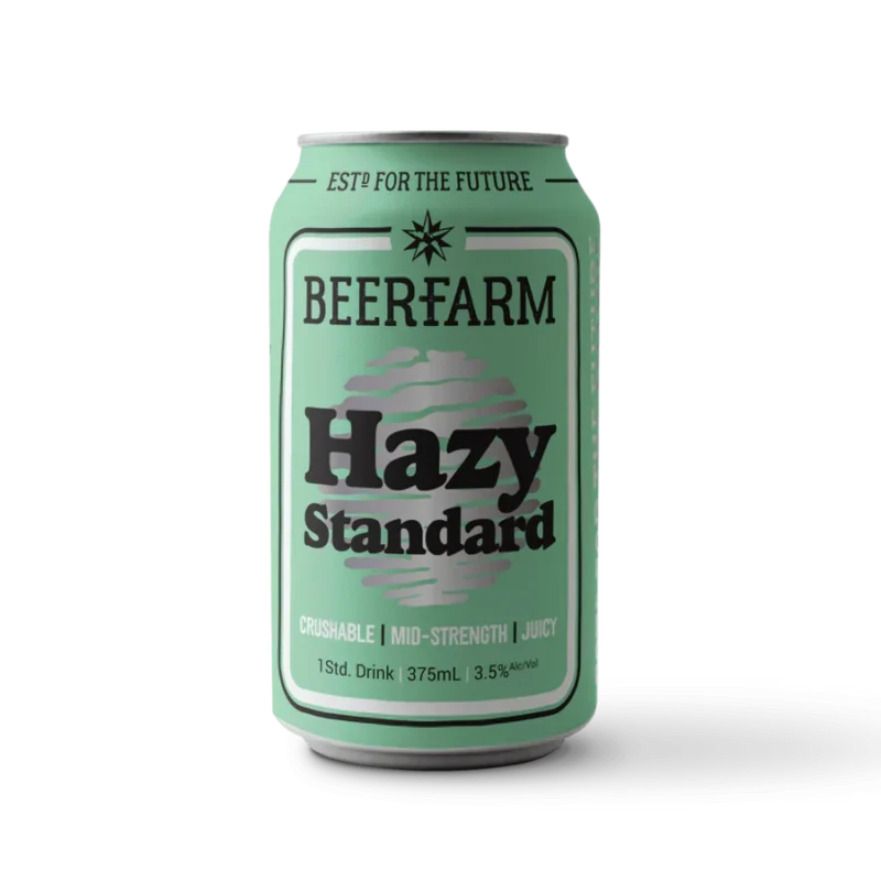 Beerfarm Hazy Standard 3.5% 375ml Can 16 Pack