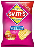 Smiths Salt & Vinegar Chips (170g)
