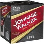 Johnnie Walker Red & Cola 375ml Can (24 Pack)