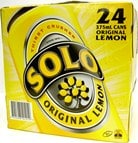 Schweppes Solo Lemon 375ml Can (24 Pack)