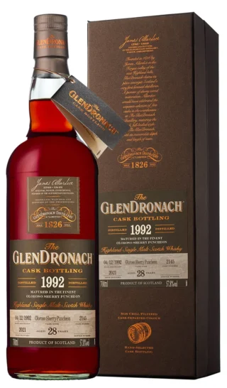 The Glendronach 28 Year Old 1992 Highland Single Malt Scotch Whisky Cask #2145 Batch 19 700ml