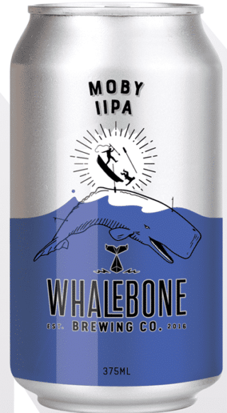 Whalebone Brewing Moby IIPA 8.5% 375ml Can 16 Pack