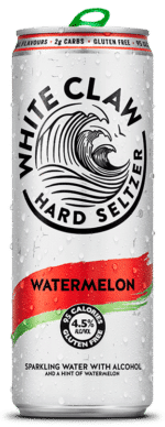 White Claw Watermelon 4.5% Seltzer Can 330ml 24 Pack